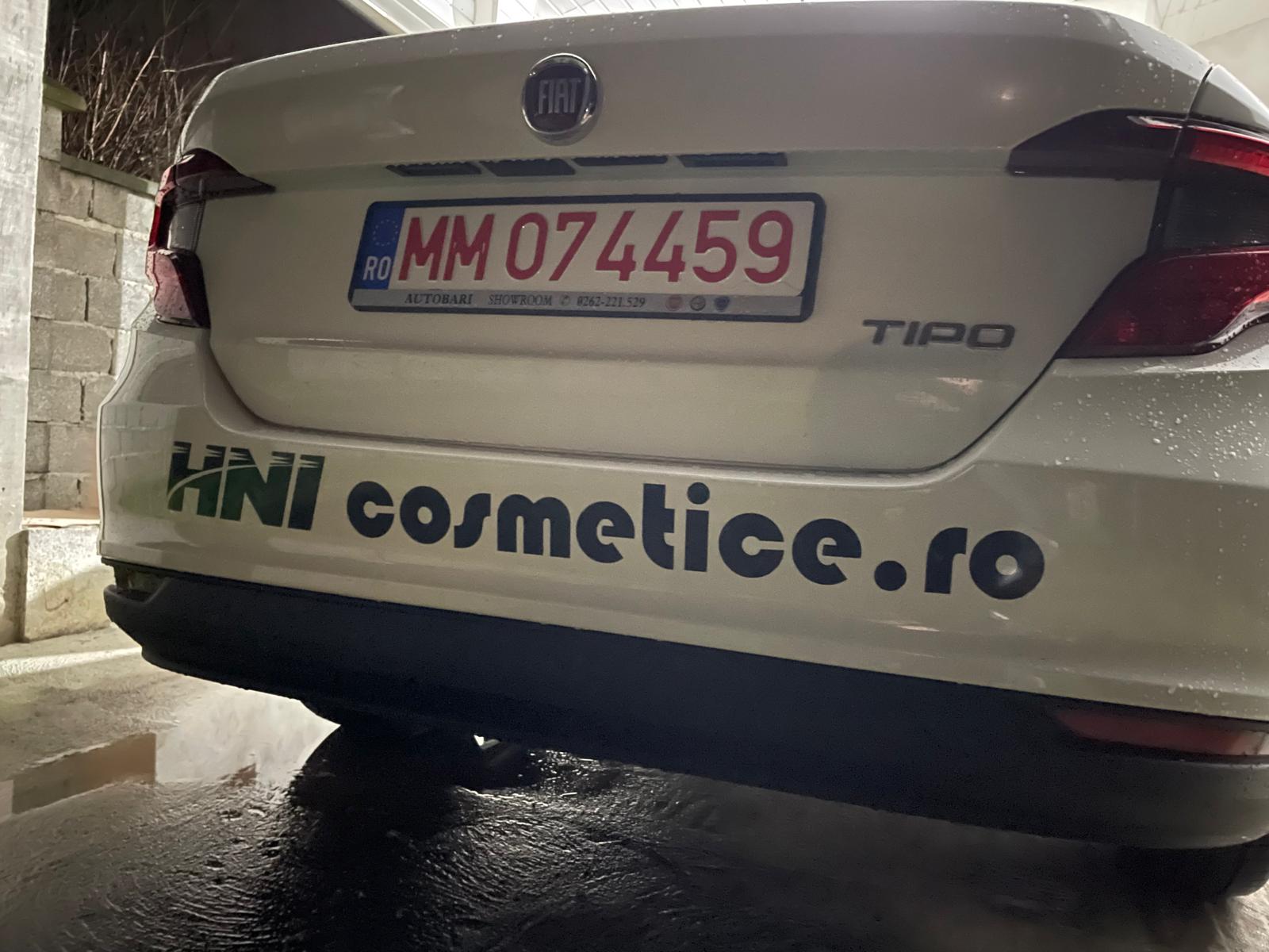 Reclame Auto Fiat Tipo Bara Spate